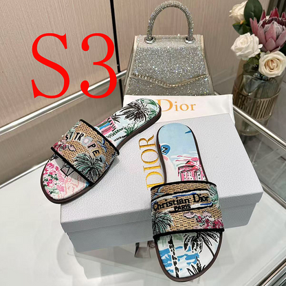 SHDS10 Women slipper Shoes 36-43 with box