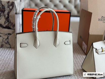 MHP6 Classic leather handbag 25CM 30CM With Box