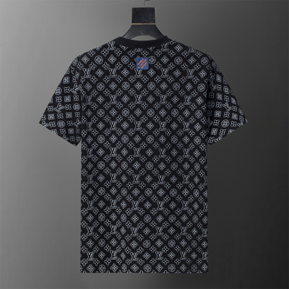 LVC204 New men's summer pure cotton top and short sleeved clothing
