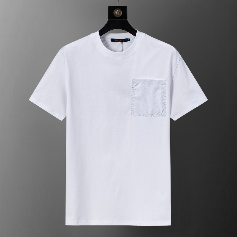 LVC206 New men's summer pure cotton top and short sleeved clothing