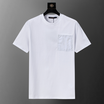 LVC206 New men's summer pure cotton top and short sleeved clothing