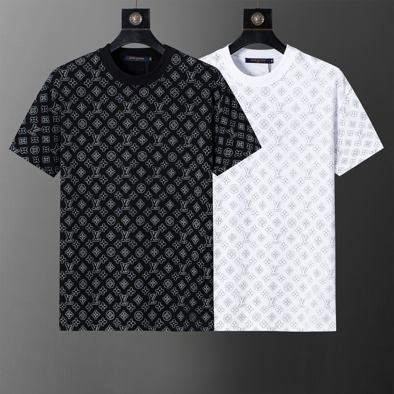 LVC204 New men's summer pure cotton top and short sleeved clothing