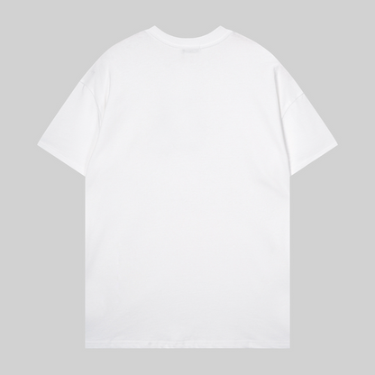 MQC4 New men's and women's summer short sleeved cotton T-shirt clothing