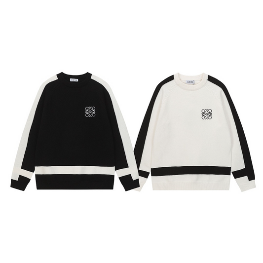 LOC40 New autumn and winter men's and women's trendy brand new sweater jacquard letter clothing