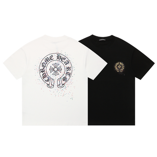 KLC32  New high-quality men's and women's summer pure cotton T-shirt short sleeved top clothing