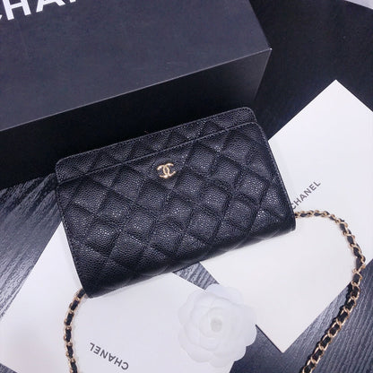 XCP016 Bag leather 19-13-4CM Bag Gold High Quality with box