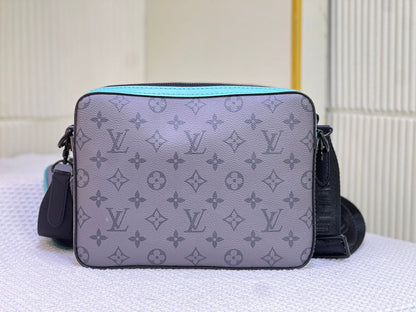 LLP88 Men  Leather Bag 25-18.5-7CM Shoulder Bags