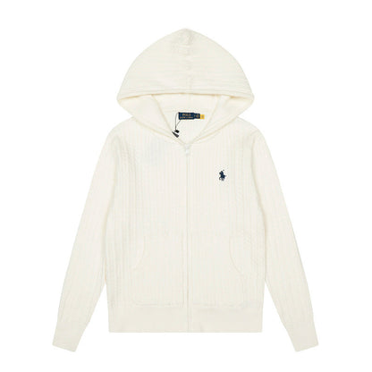 LFC19 New high-quality women's autumn and winter knitted sweater pullover hooded sweater clothing