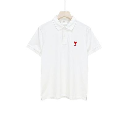 AMC34 Men's short sleeved lapel polo shirt clothing