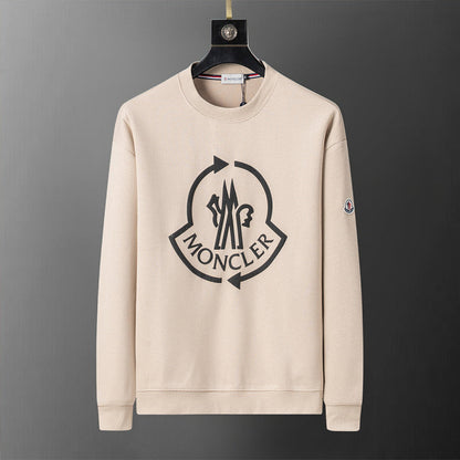 MOC037  New men's autumn and winter double-sided cotton new pullover hoodie clothing
