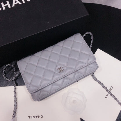 XCP017 Bag leather 19-13-4CM Bag silver logo  High Quality