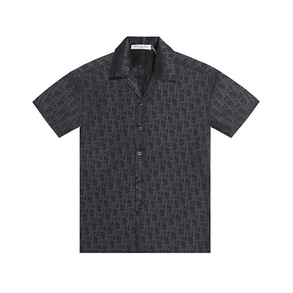 DIC112 New men's summer short sleeved collared shirt clothing