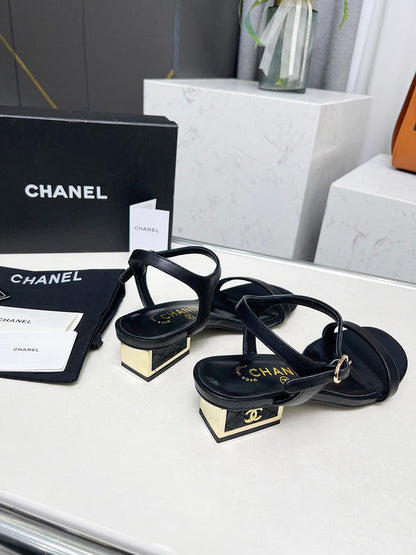 GCS1 Slippers Women 3.5CM 6.0CM shoes 35-41 With box