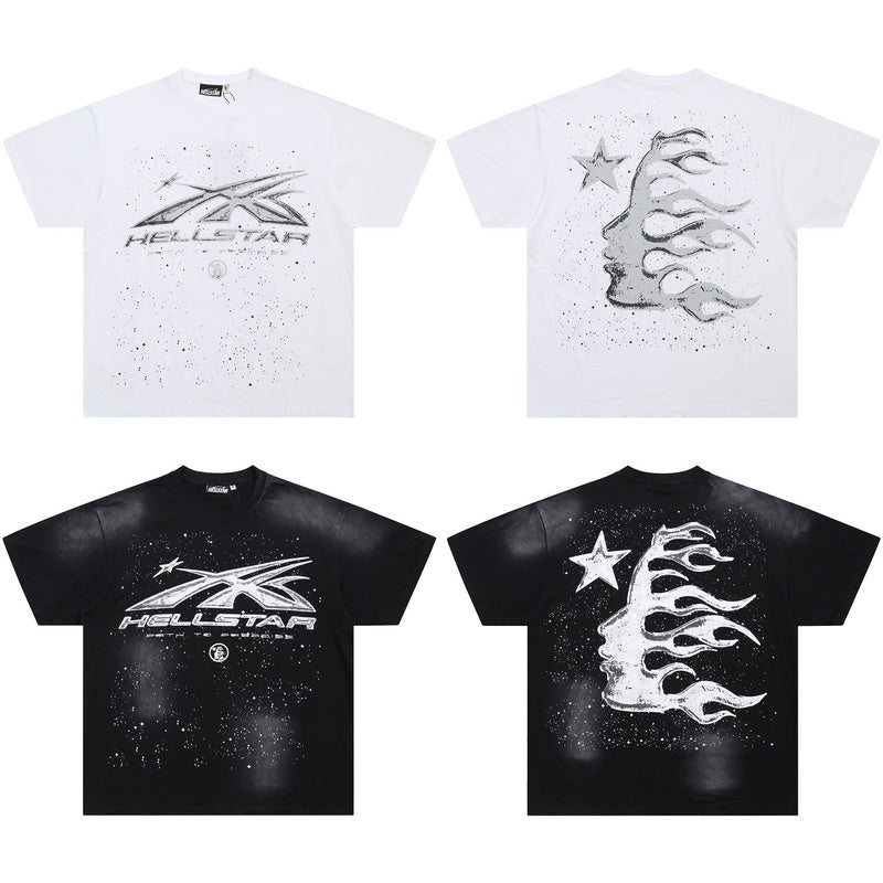 HEC1  Men's and women's summer short-sleeved T-shirt clothes