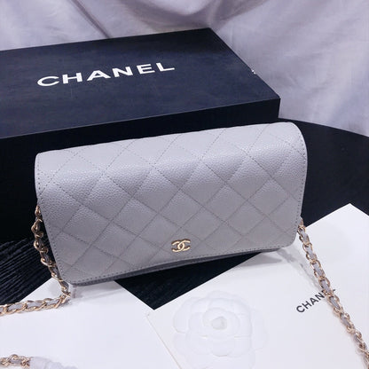 XCP016 Bag leather 19-13-4CM Bag Gold High Quality with box