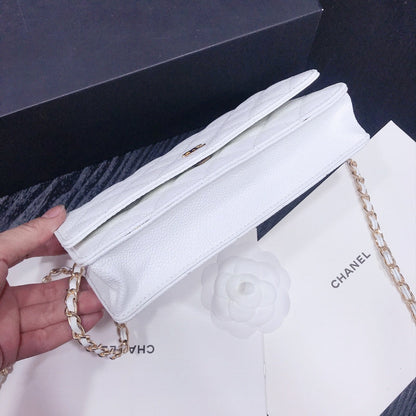 XCP016 Bag leather 19-13-4CM Bag Gold High Quality with box