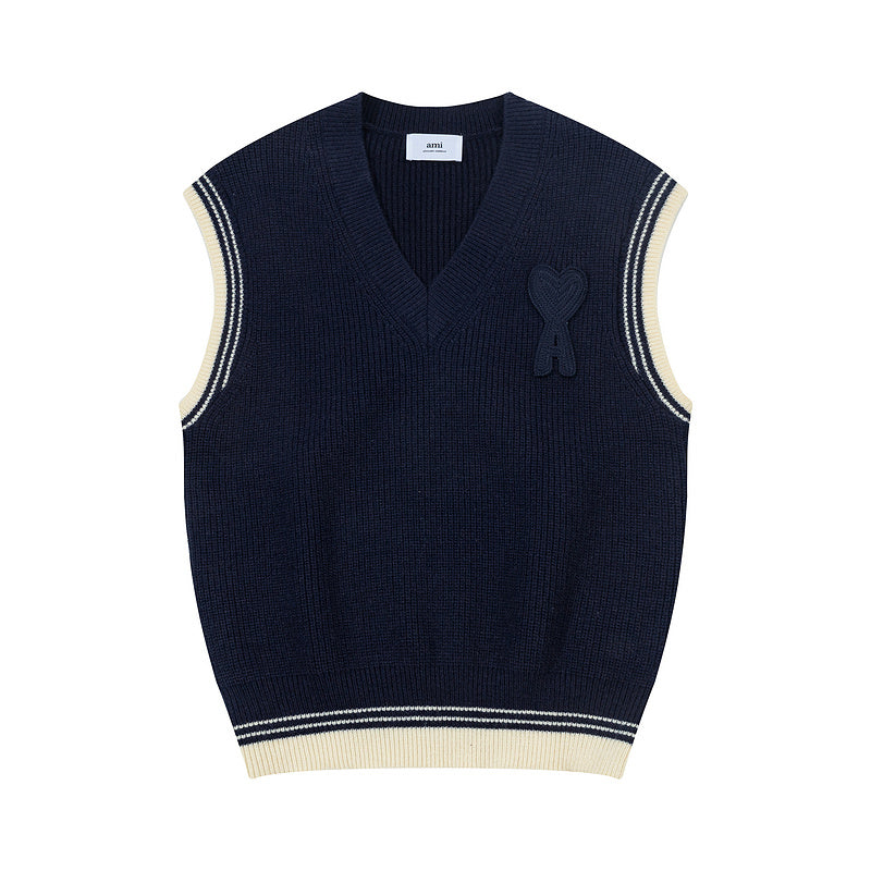 AMC42 New Spring and Autumn Sweater Vest Clothing