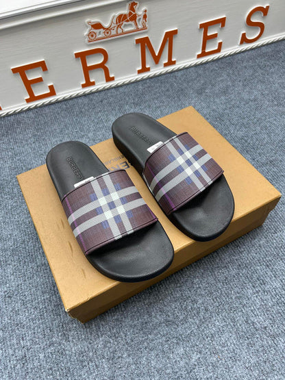 YBS01 Couples slipper Leather Shoes 36-46 with box
