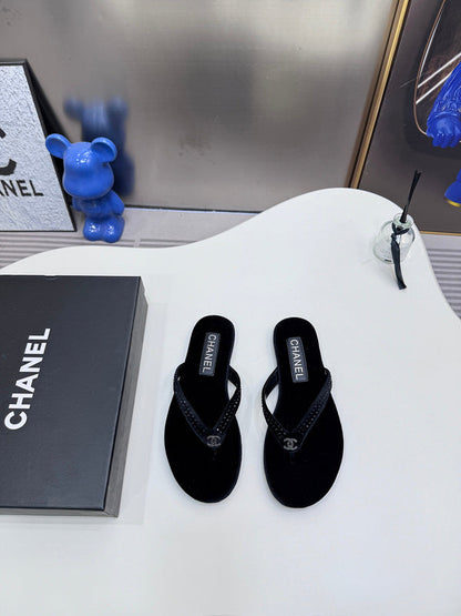 MBCS4 Leather Slippers Size 35-42 Shoes with Box