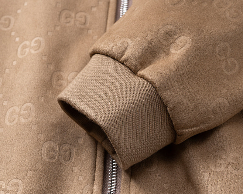 GUC099 New Spring and Autumn thin imitation deer skin velvet jacket long sleeved cardigan clothes
