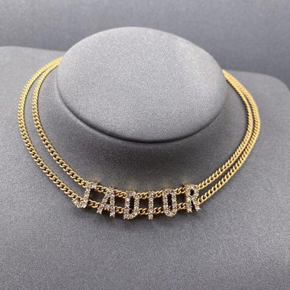 DIN13 Classic women necklace and bracelet jewellery set