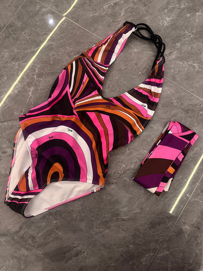 PH2501  Women's one-piece bikini swimsuit