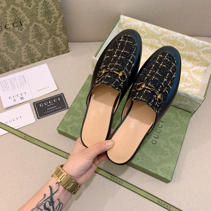 MJGS20 Leather slipper Women shoes 35-43 With box