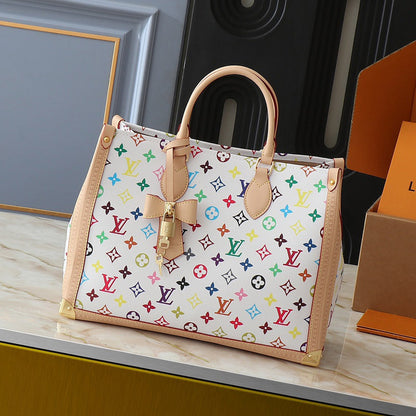 XFLP17 Leather Bag 35-27-14CM Shopping Bags