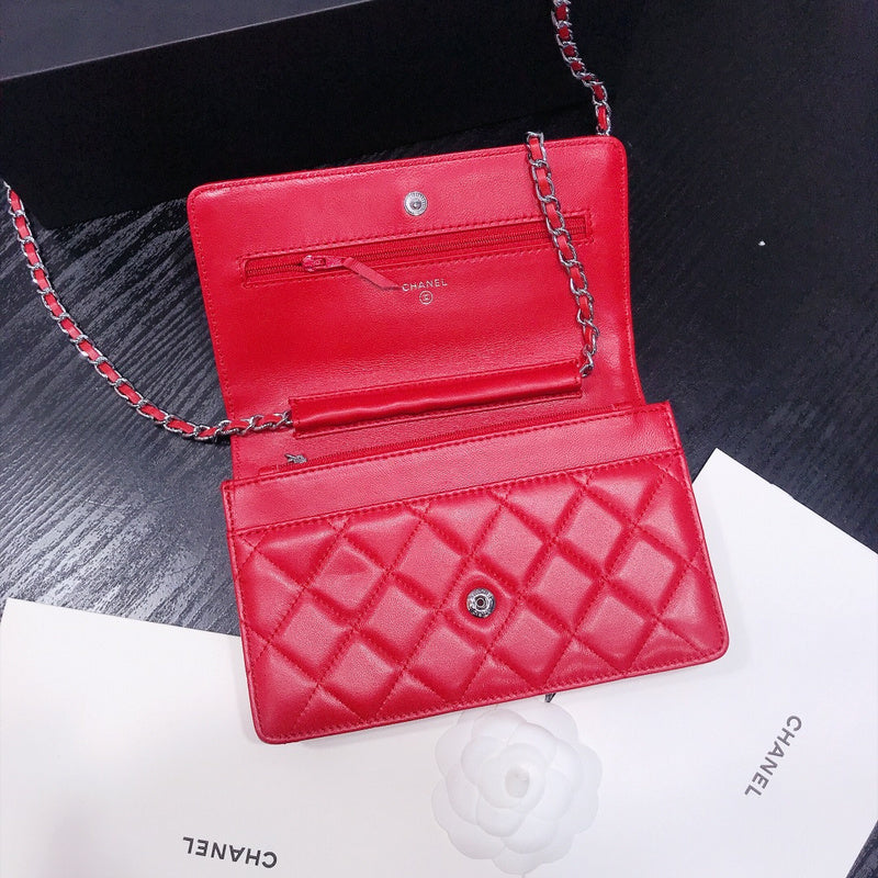 XCP017 Bag leather 19-13-4CM Bag silver logo  High Quality