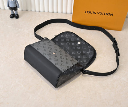 LLP016 Leather bag 26.6-17-11CM   for women and men Bags