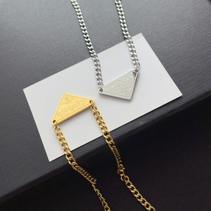 X660  Women's new fashion titanium steel necklace