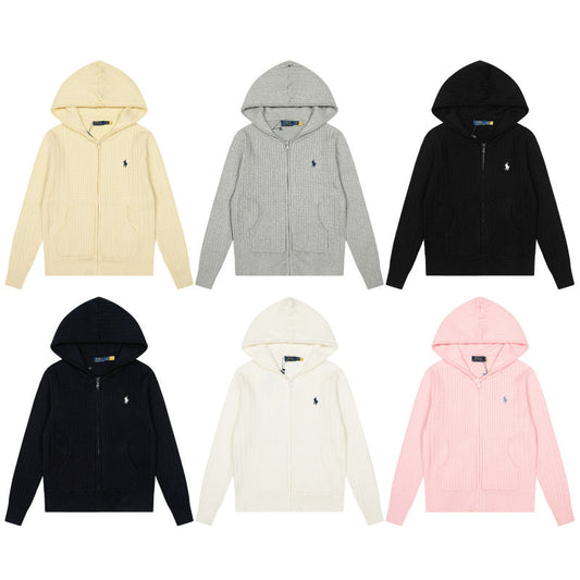 LFC19 New high-quality women's autumn and winter knitted sweater pullover hooded sweater clothing