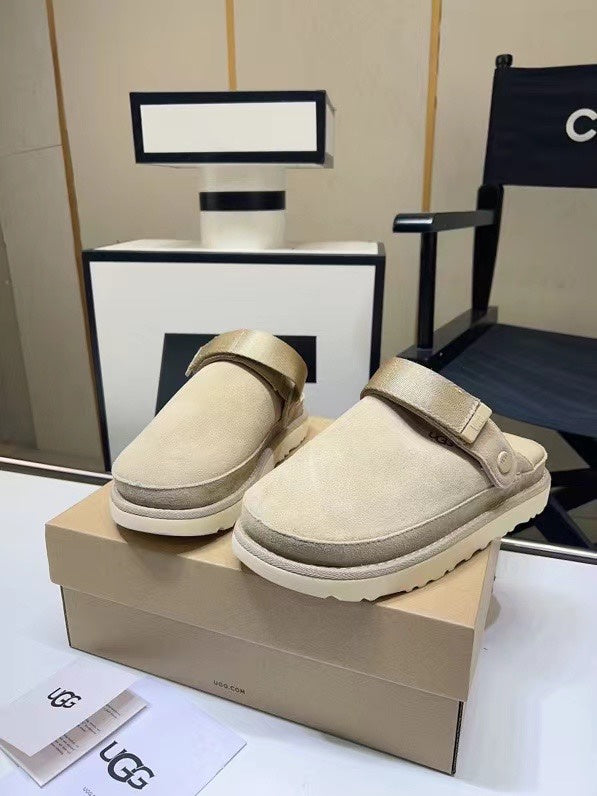 OUS8 Wool Women 5.5CM Shoes 35-41 slipper with box
