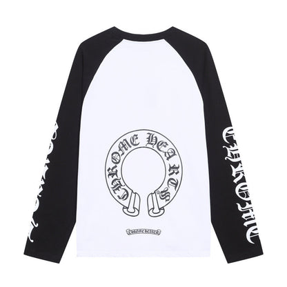 KLC26 New style men's and women's pure cotton long sleeved clothes