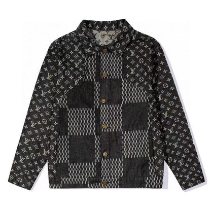 LVC021  New high-quality spring and autumn men'sand women’s  jacket denim jacket clothes