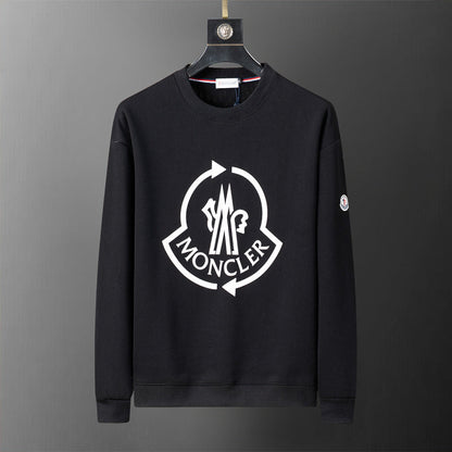 MOC037  New men's autumn and winter double-sided cotton new pullover hoodie clothing
