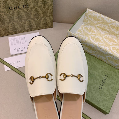 MJGS18 Leather Women slipper shoes 35-43 With box