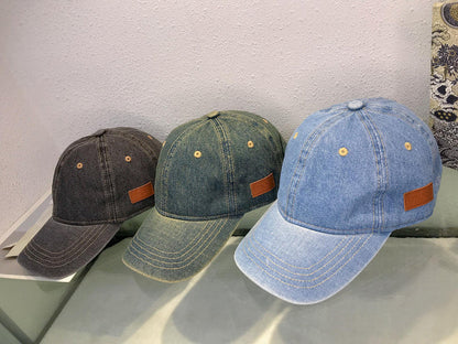 DIH38 New Sun Hat Denim Duck Tongue Hat