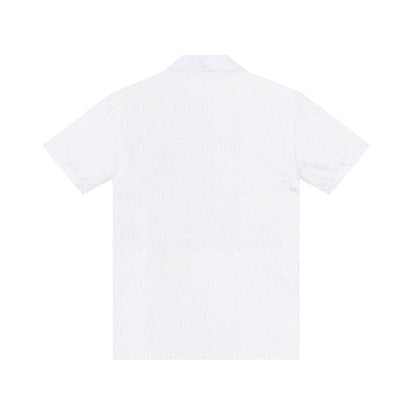 GUC081  New men's summer short sleeved collared shirt clothing