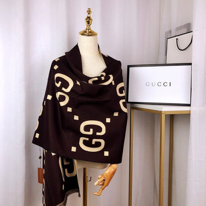 XGC11 cashmere blend 65-190CM Scarf