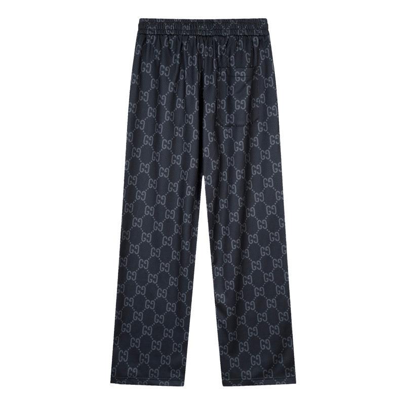 GUC098 New men's and women's spring and autumn thin pants, elastic waistband casual pants clothing