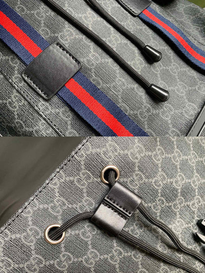 LGP51 Men GG SUPREME backpack large capacity ipad bag 34x42x16cm