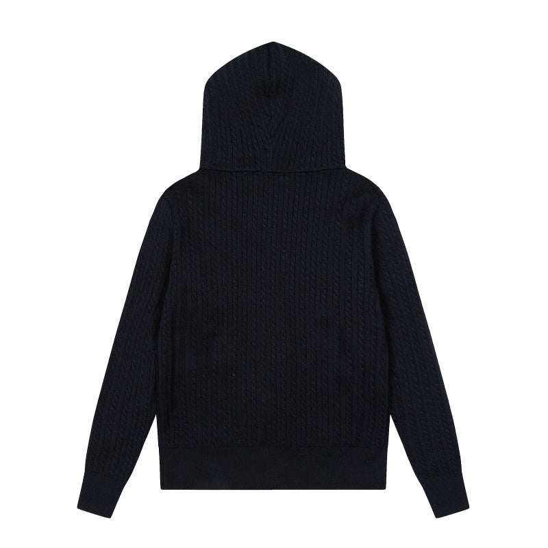 LFC19 New high-quality women's autumn and winter knitted sweater pullover hooded sweater clothing