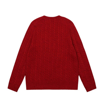 LFC8  New high-quality men's and women's autumn and winter round neck sweater base sweater clothes