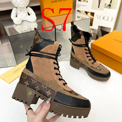OLS28 Leather Women Shoes 35-42 with box