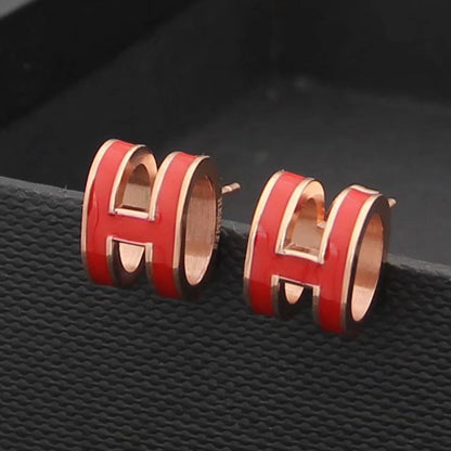 HE04 Fashion New Style Earring Jewelry H earring for women