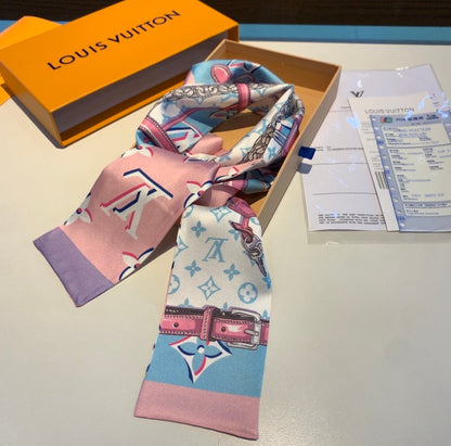 XLC6 Silk satin 8-120CM scarf