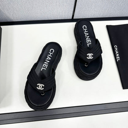 MBCS15 Leather Slippers Size 35-40 Shoes with Box
