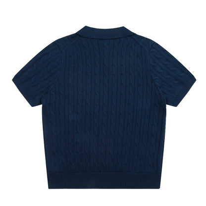 LFC9  New high-quality men's and women's spring and autumn polo shirts, short sleeved sweaters, sweaters, base sweaters, clothing
