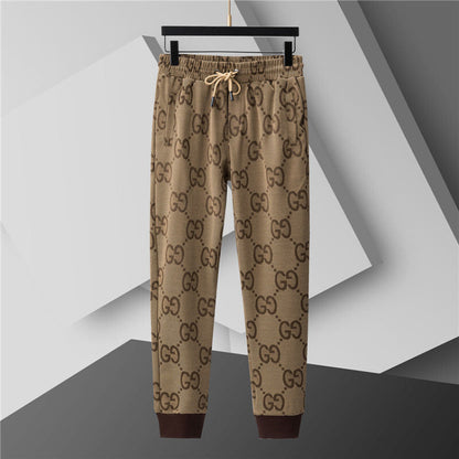 GUC0100  New men's spring and autumn thin style outerwear+long pants pure cotton casual suit clothing